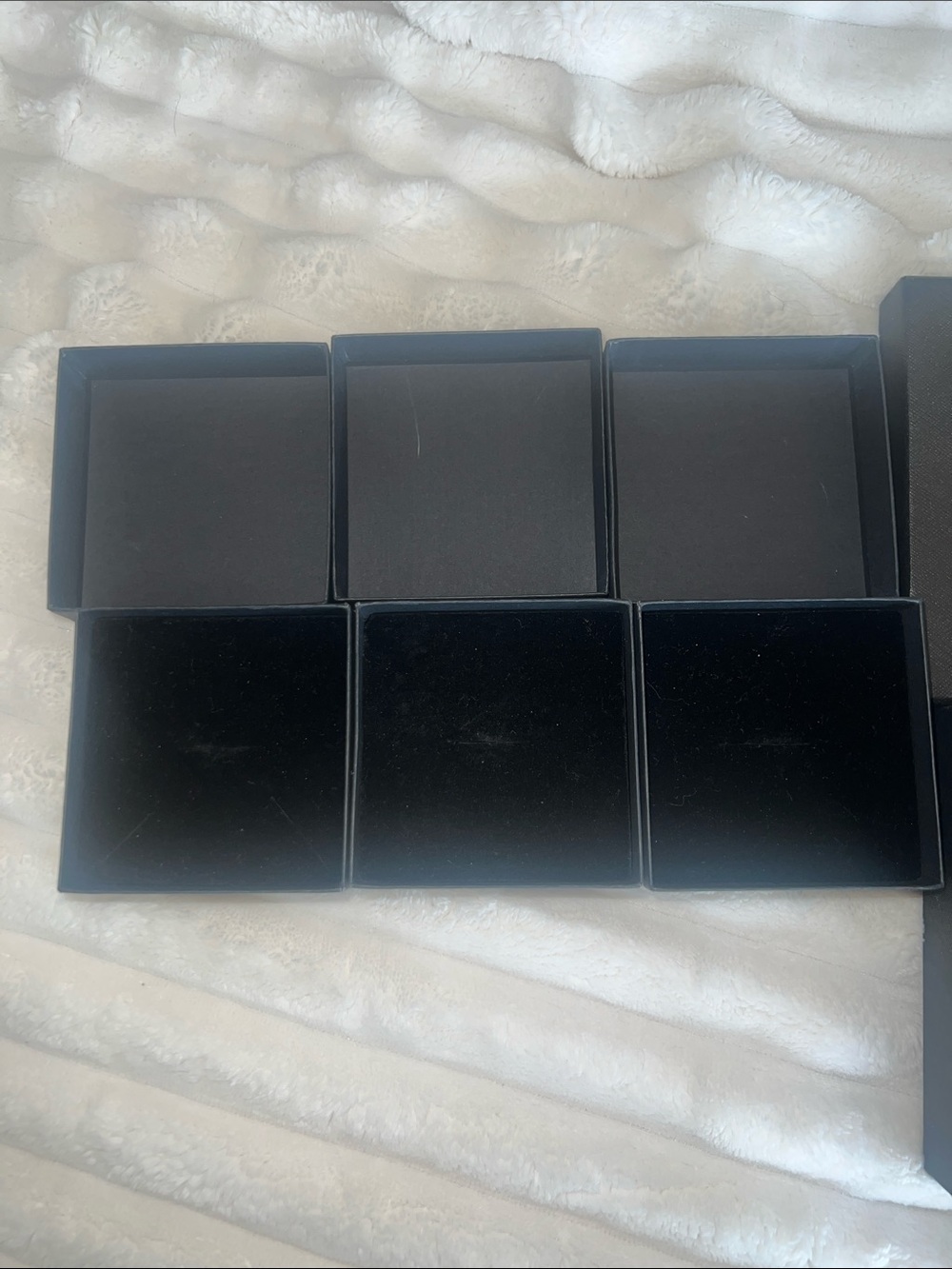 Set of Black /pink Jewelry Gift Boxes